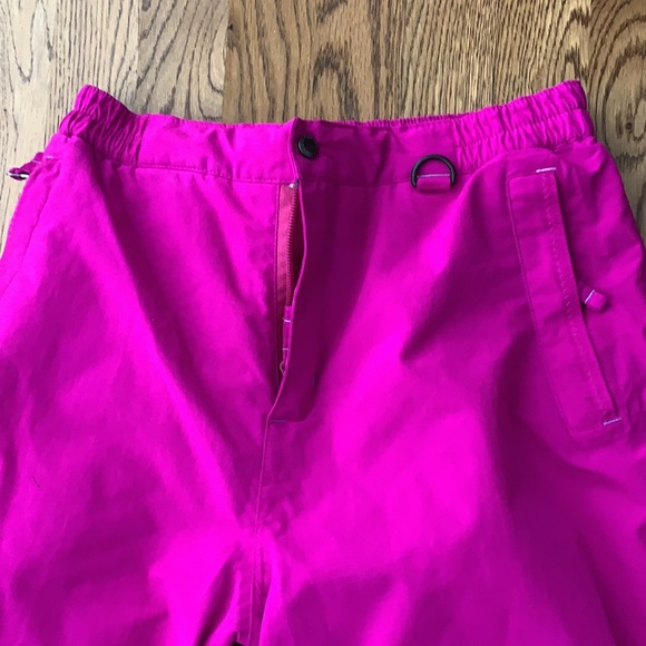 Landsend reinforced-knee fusia snow pants - Picture 2 of 5